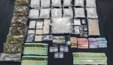 Drugs seized during Surrey Police Service &ldquo;Project Phantom.&rdquo; (SPS photo)