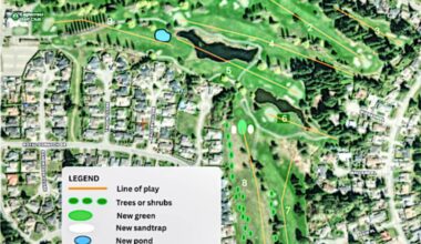 The Eaglecrest Golf Course is currently undergoing reconfiguration which is expected to be completed in August. (TQB graphic)