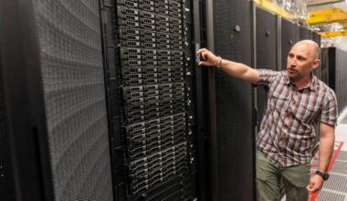 Manager of Advanced Research Computing Infrastructure at UVic, Jeff Albert, said that the $16.7 million investment helped replace all of their hardware equipment of Arbutus Cloud, which had been in use since its inception. (Courtesy of University of Victoria)