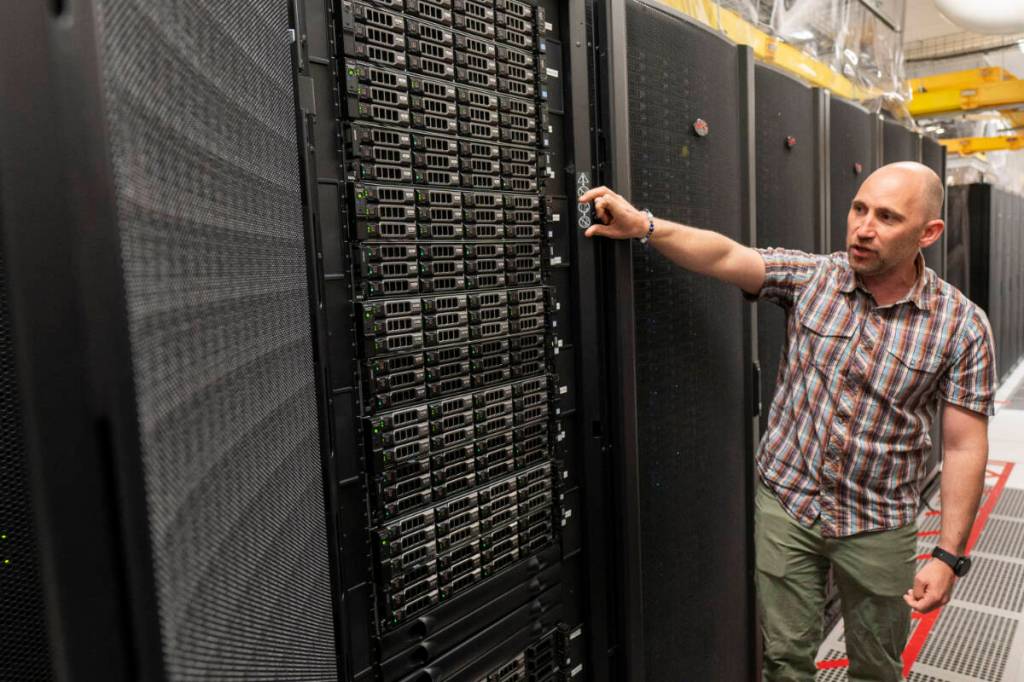 Manager of Advanced Research Computing Infrastructure at UVic, Jeff Albert, said that the $16.7 million investment helped replace all of their hardware equipment of Arbutus Cloud, which had been in use since its inception. (Courtesy of University of Victoria)
