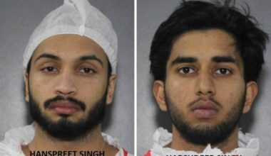 More charges have been approved against Hanspreet Singh, 21, and Harshdeep Singh, 20. The pair was charged with firearms-related offences in connection with a reported shooting in Surrey in January. (Surrey Police Service/Contributed to Surrey Now-Leader)