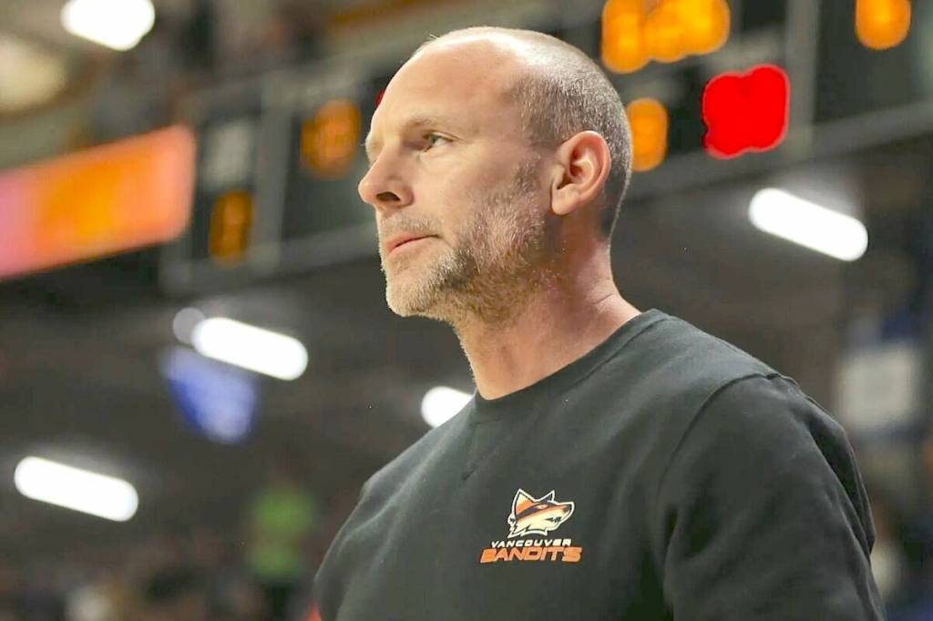 Vancouver Bandits coach Kyle Julius has been handed a three-game suspension by the league after an incident with fan during a game. (Langley Advance Times file)