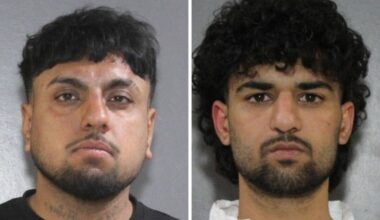 Simarjeet Singh, 22, left, and Arman Singh, 21, have been charged with one count of reckless discharge of a firearm each. (Surrey Police Service)