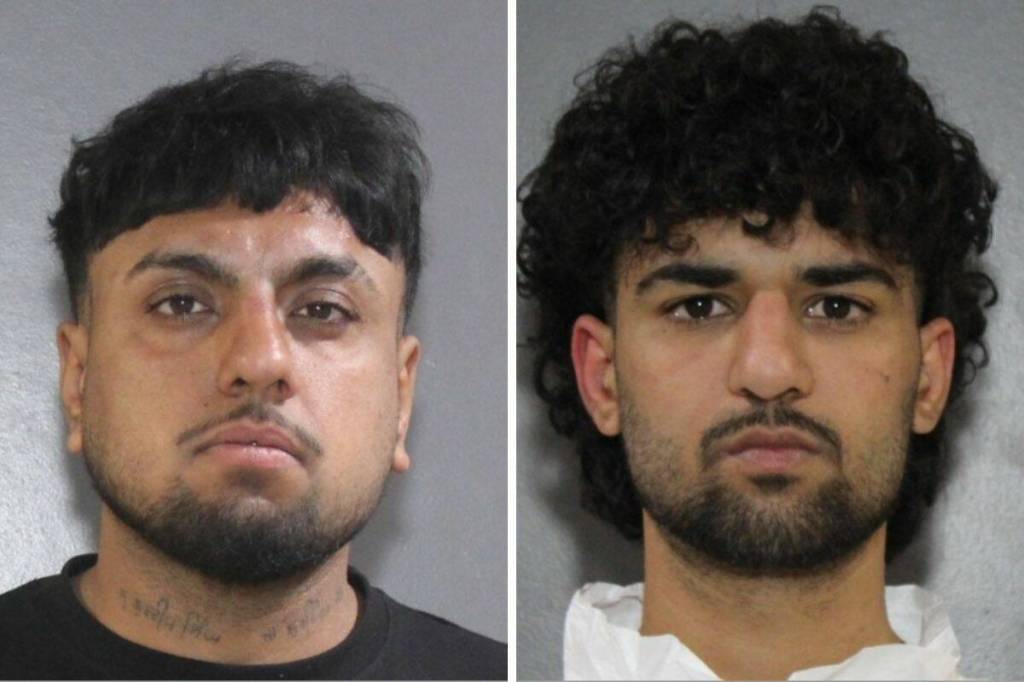 Simarjeet Singh, 22, left, and Arman Singh, 21, have been charged with one count of reckless discharge of a firearm each. (Surrey Police Service)