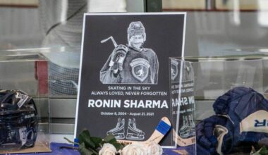 Ronin Sharma was killed Aug. 21, 2021 in Surrey, in an early-morning car crash that also claimed the lives of his friends and Delta Hockey Academy teammates Parker Magnuson and Caleb Reimer. (roninsharmafoundation.com)