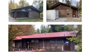 The City of Surrey&rsquo;s parks, recreation and culture officials have recommended a mural by artist Jillian Mundy be given the go-ahead for the Crescent Park pottery studio and storage unit. (City of Surrey images)