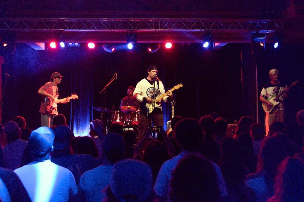 Indie-rock group Blu Beach Band will perform at The Coda on July 11, fresh off launching a petition to keep Hockey Night in Canada on CBC. (Photo courtesy of Alonso Recavarren/Blu Beach Band)