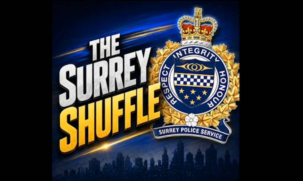 Graphic posted with &ldquo;The Surrey Shuffle&rdquo; country song on x.com.