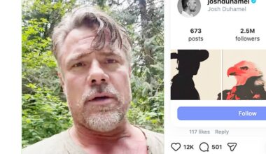 In this Instagram post Josh Duhamel told his 2.5 million followers that he was sitting in a park in Maple Ridge and said it was so beautiful. (Instagram/Special to The News)