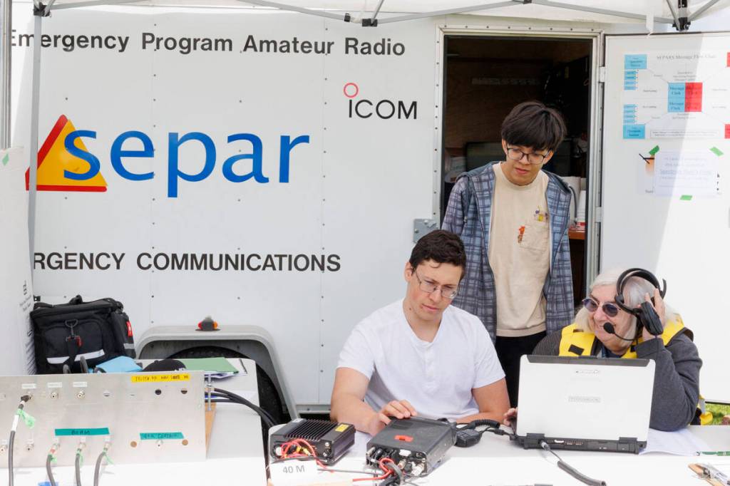 Surrey&rsquo;s amateur radio volunteers at a field day event in Surrey on Saturday, June 27, 2026. (Anna Burns/ Surrey Now-Leader)