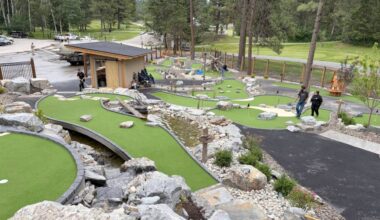 The Fox&rsquo;s Den mini-golf course is open at Mission Hills in Cranbrook. (Barry Coulter photos)