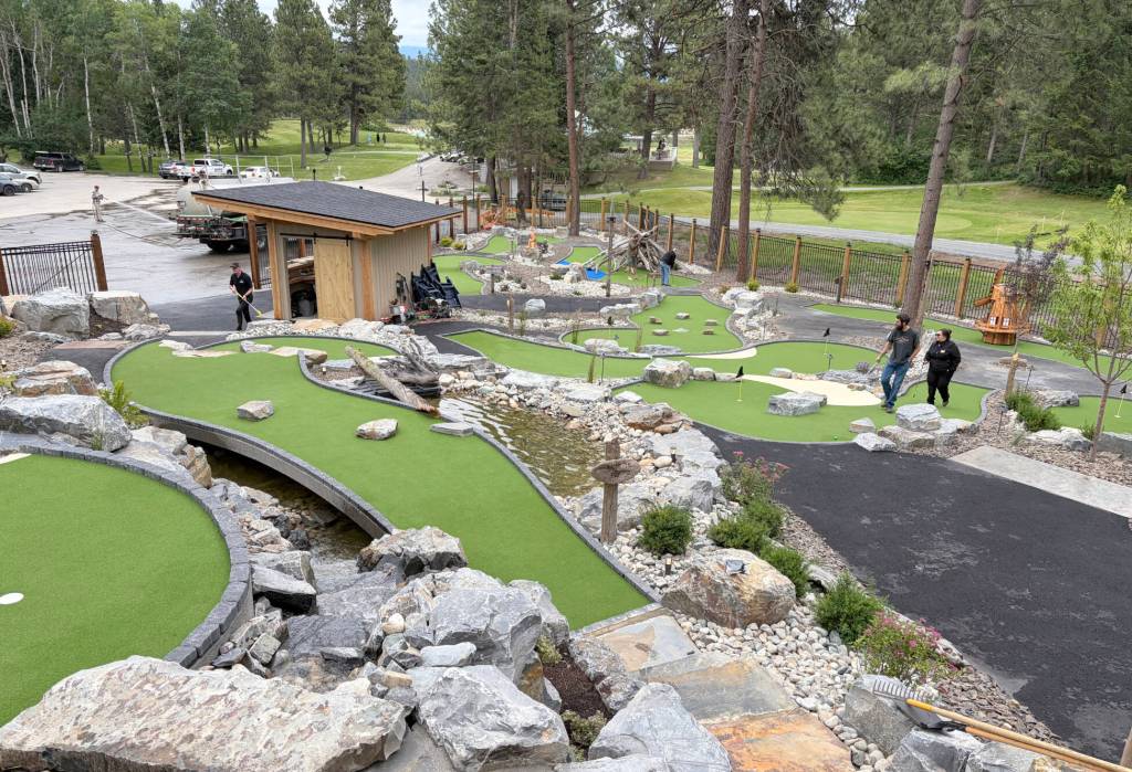 The Fox&rsquo;s Den mini-golf course is open at Mission Hills in Cranbrook. (Barry Coulter photos)