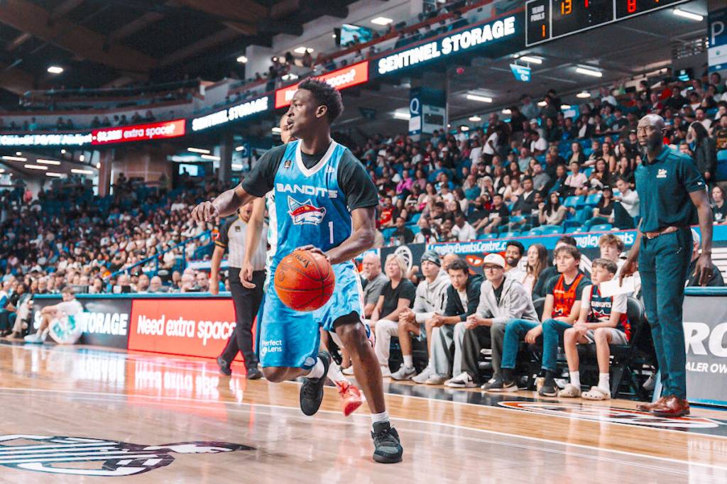 Vancouver Bandits defeated Winnipeg Sea Bears 94-88 on Saturday night in front of a sold-out crowd on Envision Financial Court at Langley Events Centre on Filipino Heritage Night. (Special to Langley Advance Times)
