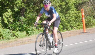 Participants swam, cycled and ran in the Qualicum Beach Triathlon on June 28. (Kevin Forsyth photo)