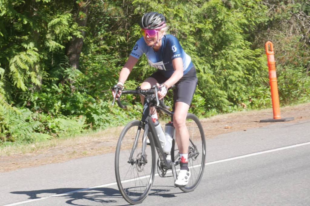 Participants swam, cycled and ran in the Qualicum Beach Triathlon on June 28. (Kevin Forsyth photo)