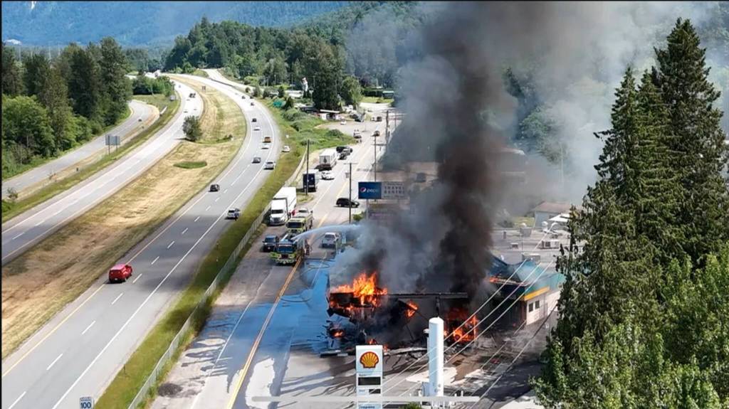 The Jeon family is raising funds to help rebuild Bridal Falls Centre following the gas station fire last year. (File)