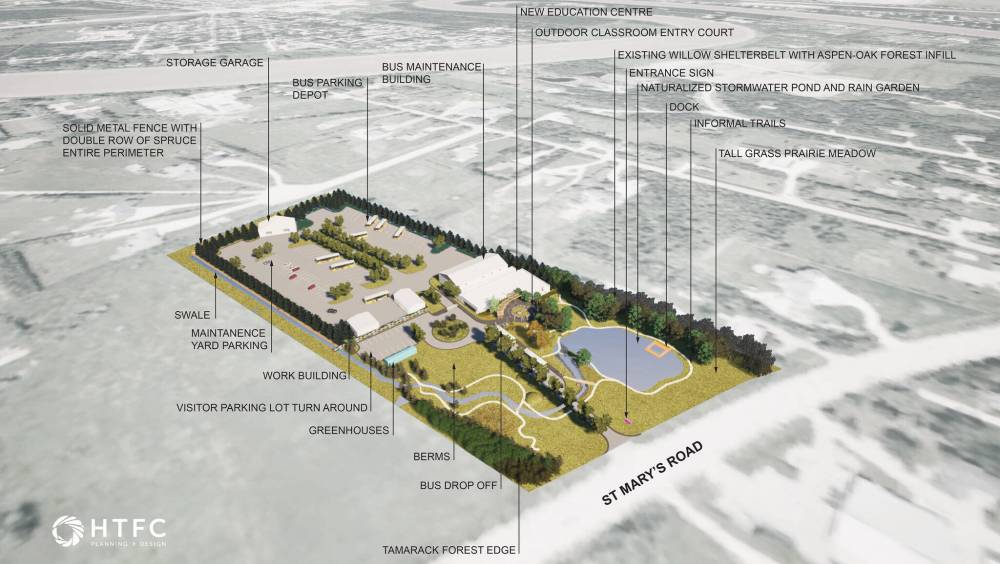 A rendering of the planned learning hub (Supplied)