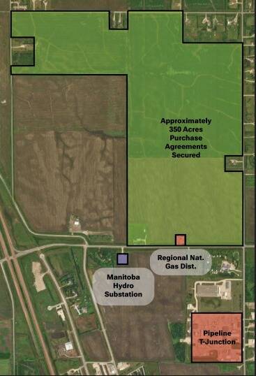 SUPPLIED
Las Vegas-based Jet.AI and Vancouver’s Consensus Core are hoping to build an AI data centre on 141-hectares (350-acres) of farm land north of Île-des-Chênes.
