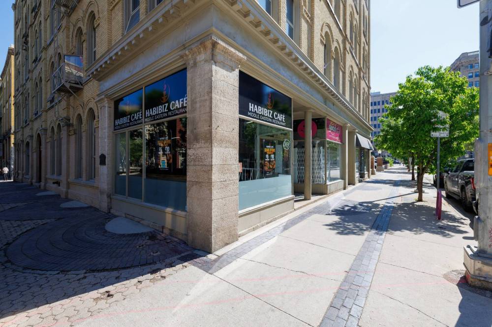 MIKE DEAL / FREE PRESS
Habibiz Café at 225 McDermot Ave.