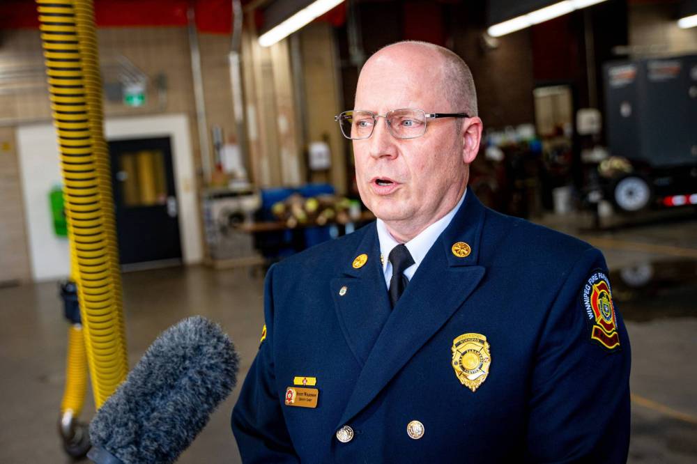NIC ADAM / FREE PRESS FILES
Winnipeg Fire Paramedic Service Deputy Chief Scott Wilkinson.