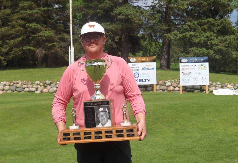 Brandon’s Kolby Day won the 64th annual Grey Owl golf tournament at Clear Lake Golf Course on Sunday. (Submitted)