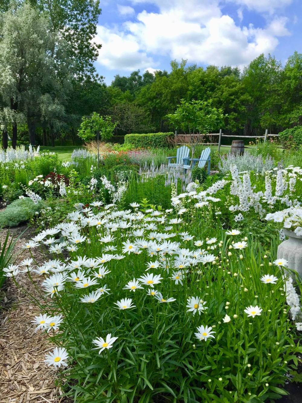 VAL THOMSON PHOTO
A five-acre garden is one of many featured on this year’s tour of Birtle and Area Gardens.