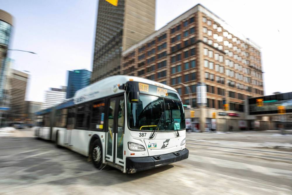 MIKAELA MACKENZIE / FREE PRESS FILES
A Winnipeg Transit driver has been accused of impaired driving.