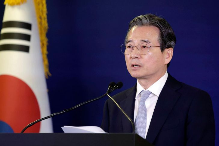 Presidential chief of staff for policy Kim Yong-beom speaks at press briefing in Rome, June 12 (local time), during President Lee Jae Myung's state visit to Italy. Yonhap