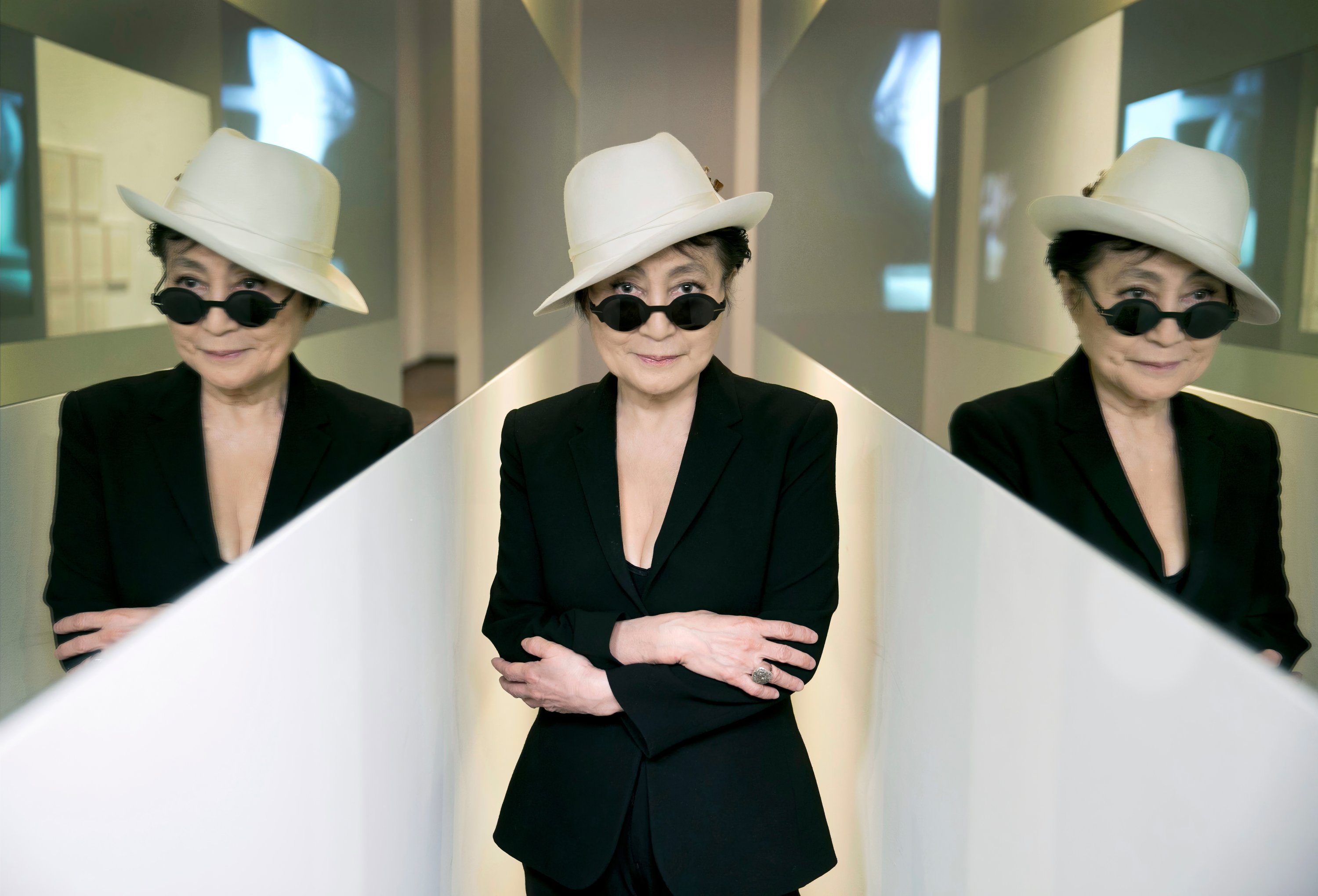 A portrait of Japanese artist Yoko Ono. (Photo courtesy of Sakıp Sabancı Museum)