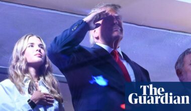 Donald Trump given hostile reception as New York crowd boos and jeers president at NBA finals | NBA finals