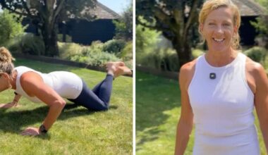 Olympic legend Sally Gunnell, 59, shares her 5-move bodyweight workout for building strength at any age