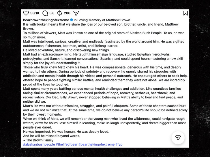 matt brown brother statement 1