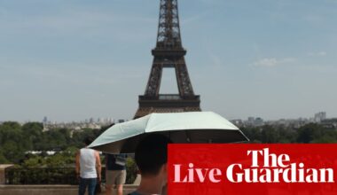 Europe heatwave live: red warning issued for millions in England; France and Belgium cancel events | Extreme heat