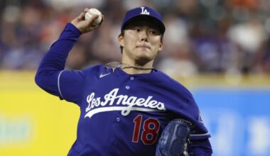 Dodgers' Yoshinobu Yamamoto sets MLB record, loses no-hit bid in win over White Sox