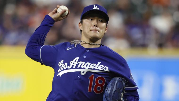 Dodgers' Yoshinobu Yamamoto sets MLB record, loses no-hit bid in win over White Sox