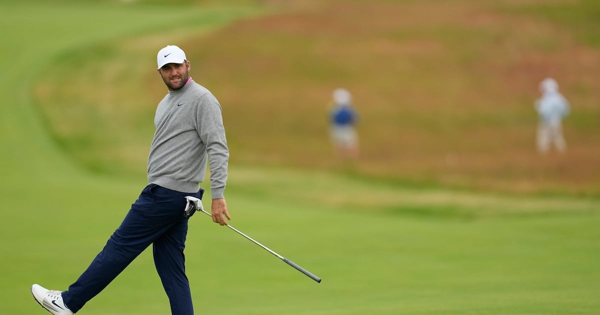 Scheffler shoots 2 over at windy US Open, will need to rebound to complete the career Grand Slam