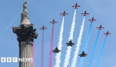 In pictures: Trooping the Colour marks King's official birthday - BBC