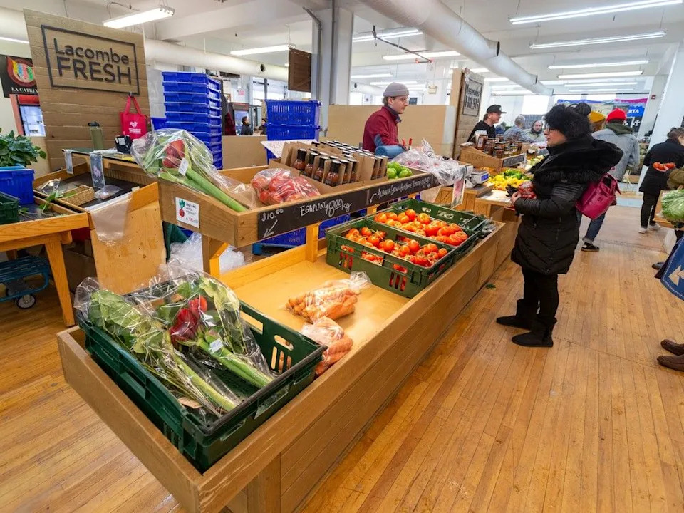  The Edmonton Downtown Farmers Market on Jan. 20, 2024.