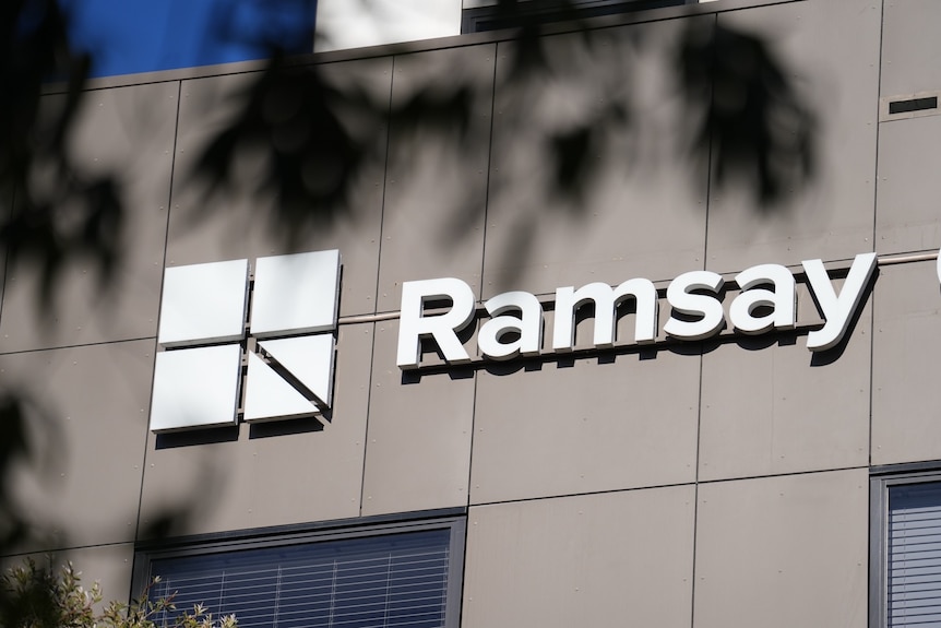 Sign showing Ramsay logo