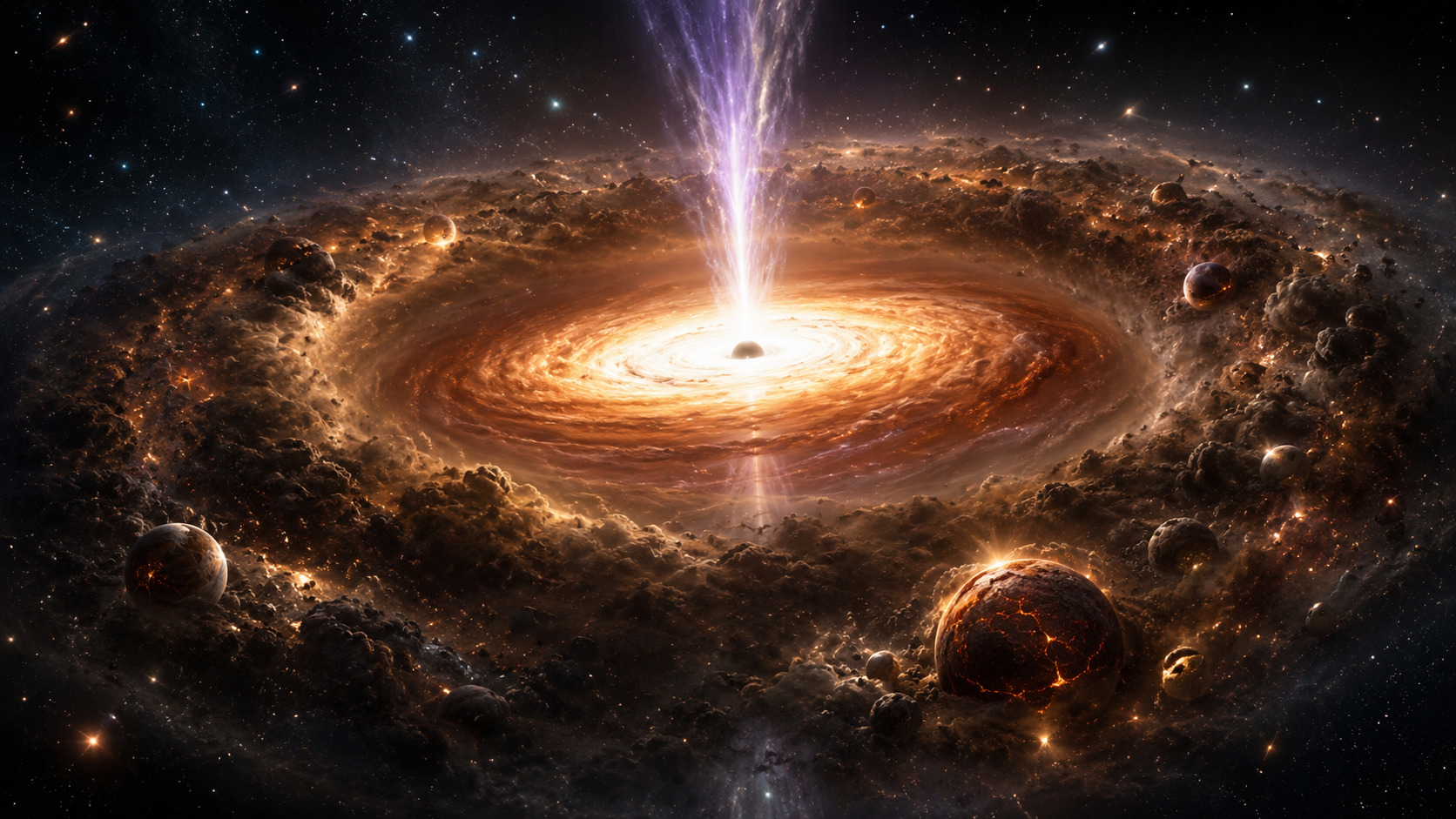 Scientists Say Supermassive Black Holes Could Be Surrounded by Millions of Planets