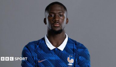 Ibrahima Konate in his France kit
