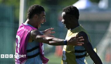Bukayo Saka and Morgan Rogers