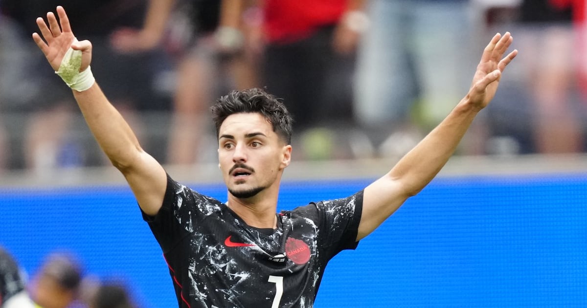 Stephen Eustaquio World Cup goal celebrated in Leamington