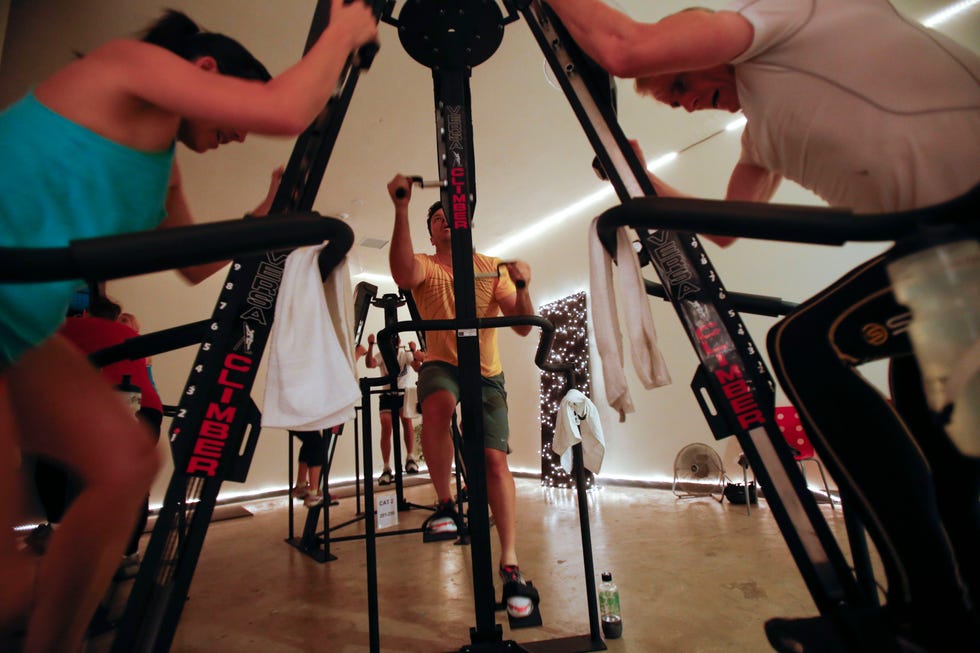 versaclimber machine: a group workout