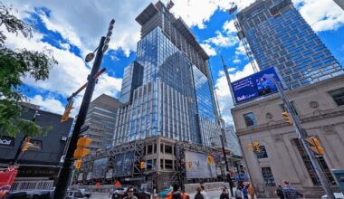 Concord Sky Climbs Into Tapering Tower Floors Above Yonge and Gerrard