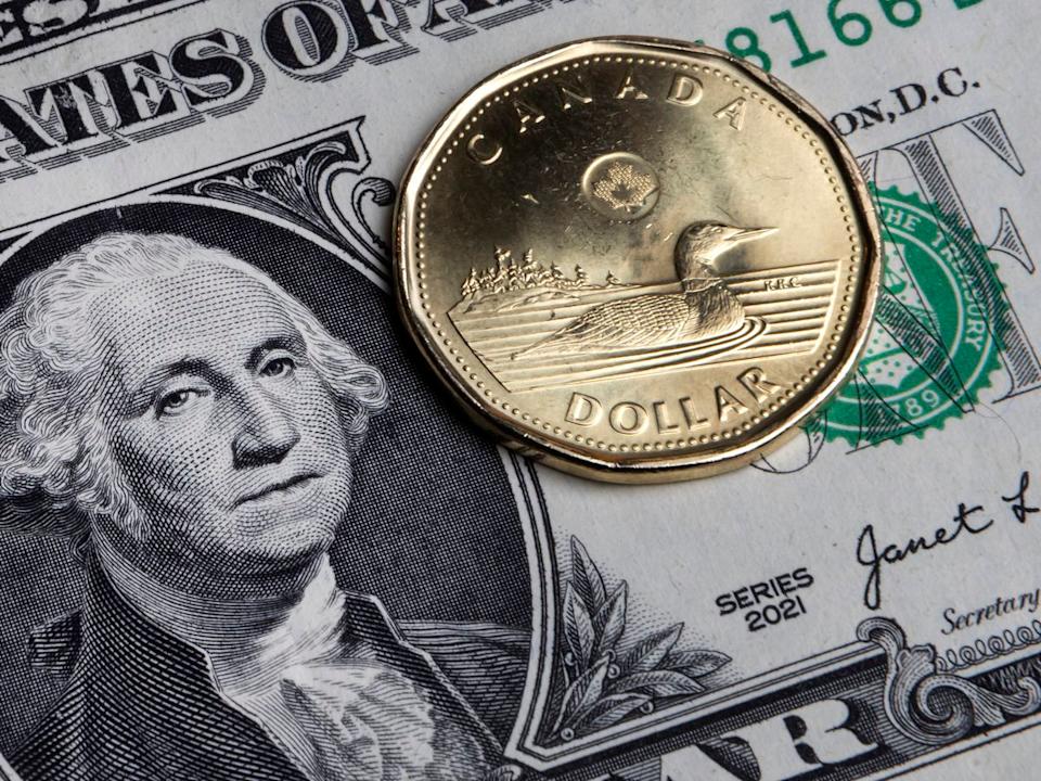  The Canadian dollar is at risk of dropping below 70 cents U.S.