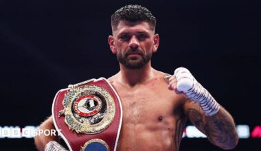 Joe Cordina poses with belt