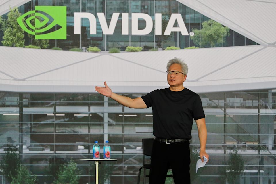 Nvidia CEO Jensen Huang. (AP foto/Chiang Ying-ying)