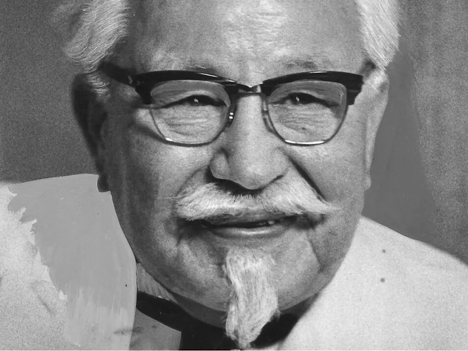 The late Colonel Harland Sanders, founder of the world-famous Kentucky Fried Chicken, is seen in a 1964 file photo.