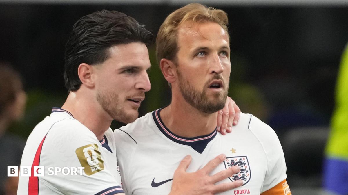 Declan Rice and Harry Kane